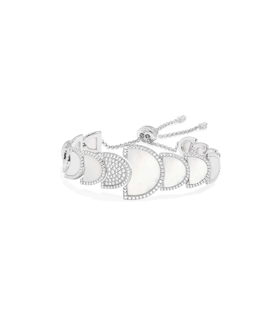 Bracelet APM Monaco Eternelle demi-lune nacre