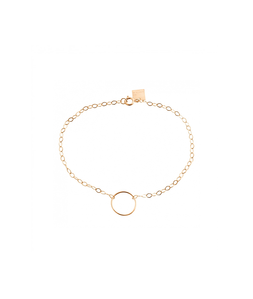 Bracelet Ginette NY Little Circle Or Rose