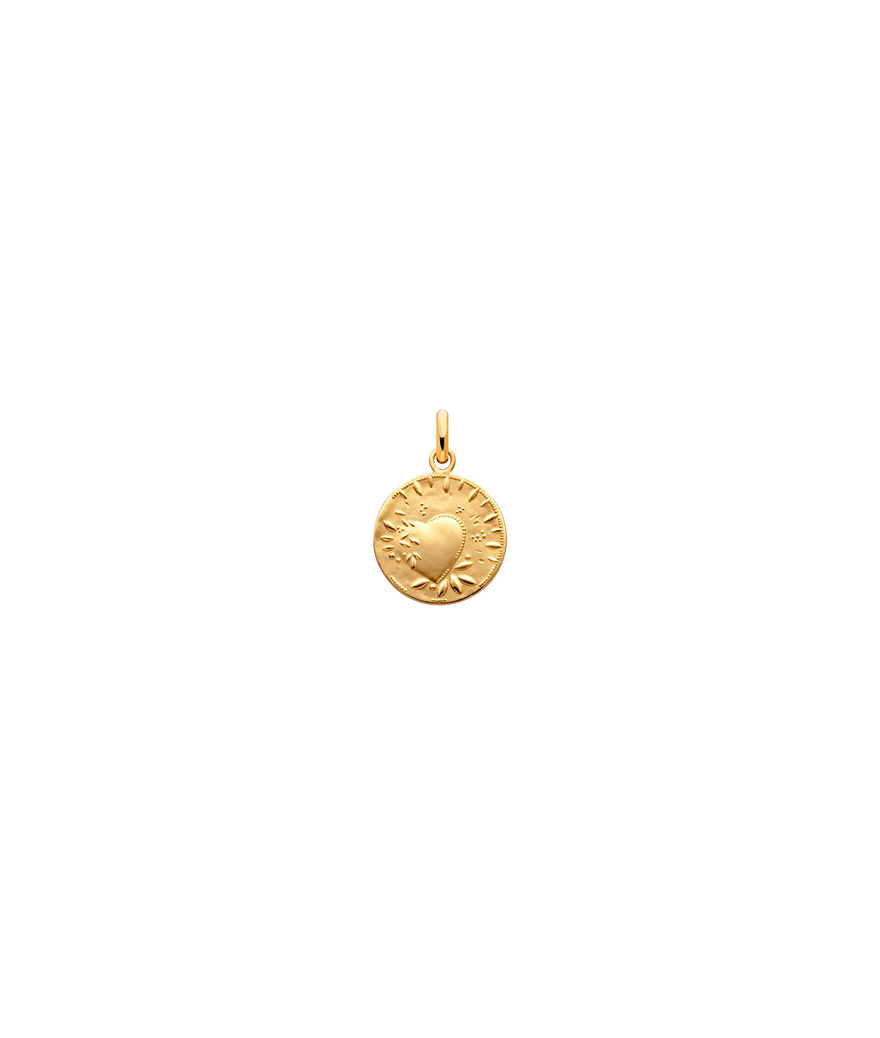 Médaille Arthus Bertrand Cœur aux Étoiles Or Jaune