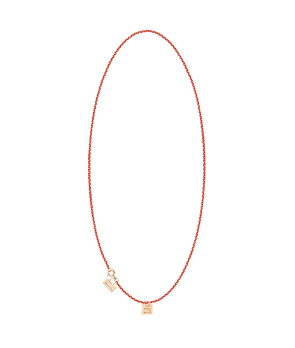 Collier Vanrycke Make a wish or rose email rouge