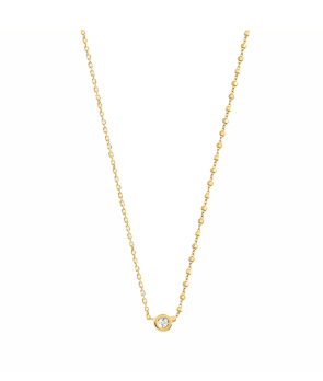 Collier Charlet Deva Or jaune et diamants