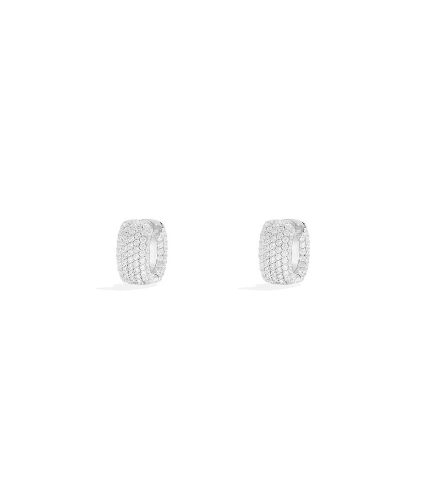 Boucles D'Oreilles APM Monco argent pavé