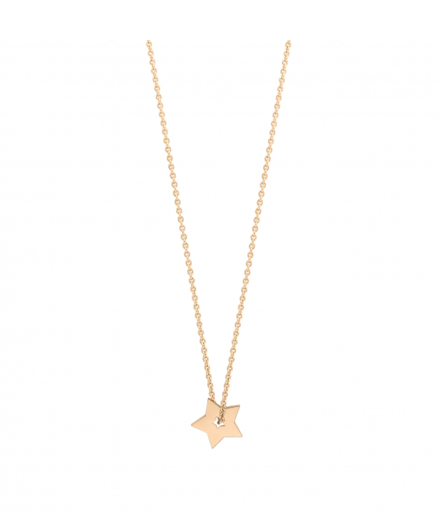 Pendentif Ginette NY Mini open Star or rose