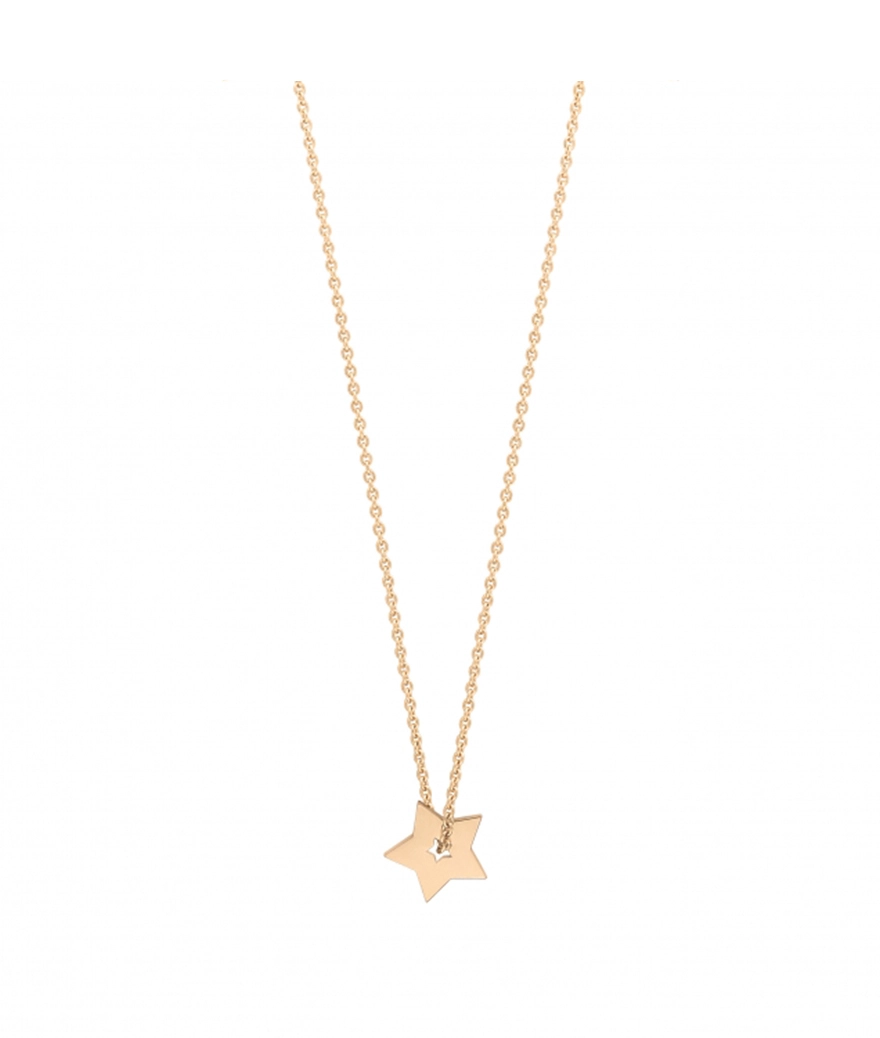 Pendentif Ginette NY Mini open Star or rose