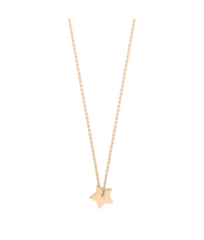 Pendentif Ginette NY Mini open Star or rose