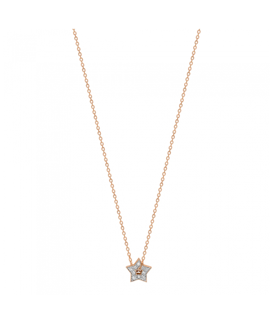 Pendentif Ginette NY Milky way open star diamond or rose