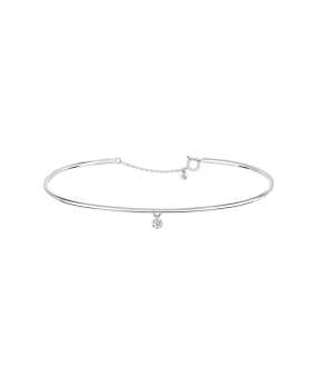 Bracelet La Brune et La Blonde 360° Or blanc diamant