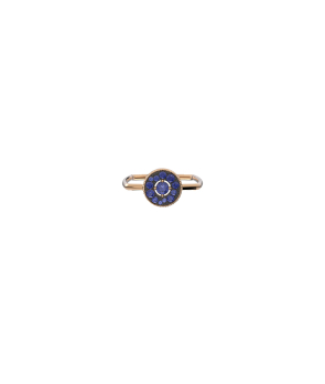 Bague Emmanuelle d'Ortoli Milky bleue or rose saphirs