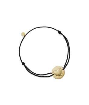 Bracelet Arthus Bertrand Le Coeur Laurier Vermeil