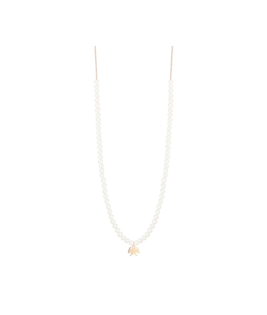 Collier Ginette NY Georgia or rose perles d'eau douce