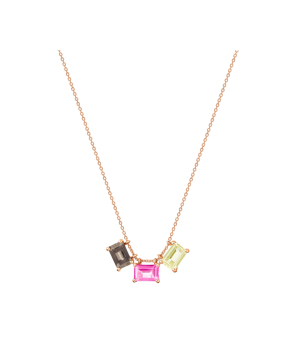 Collier Ginette NY 3 Mini Cocktail or rose