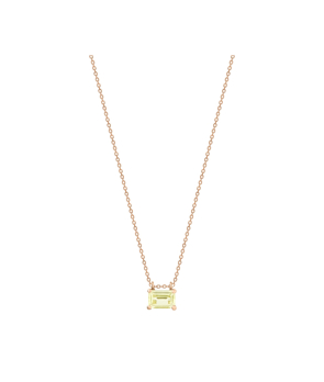 Collier Ginette NY Mini Cocktail or rose lemon quartz