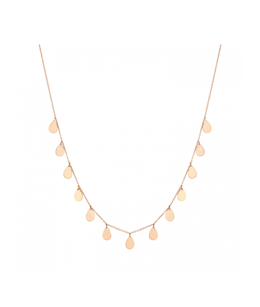 Collier Ginette NY Tiny 13 Bliss on chain or rose